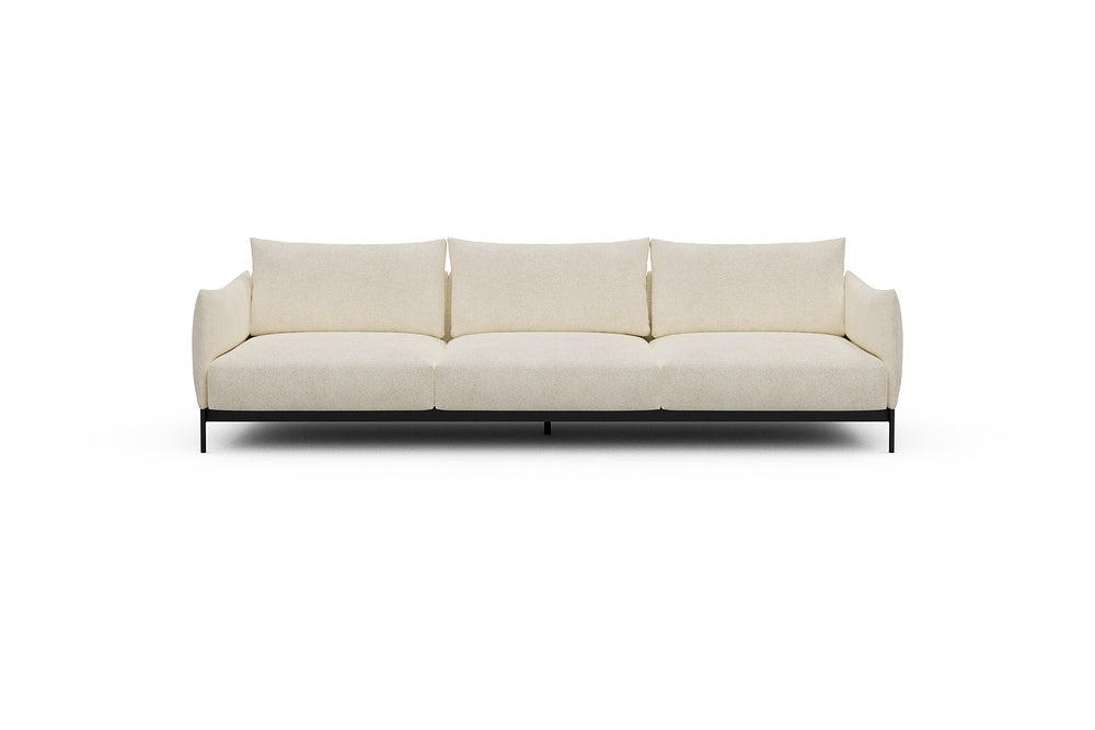 Kayto Modular Sofa - C3 - 295 x 100 cm - 3 Seater - 531 Bouclé Off White