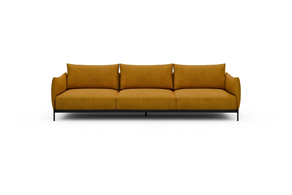 Kayto Modular Sofa - C3 - 295 x 100 cm - 3 Seater - 536 Bouclé Ochre