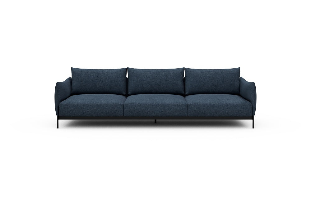 Kayto Modular Sofa - C3 - 295 x 100 cm - 3 Seater - 537 Bouclé Blue