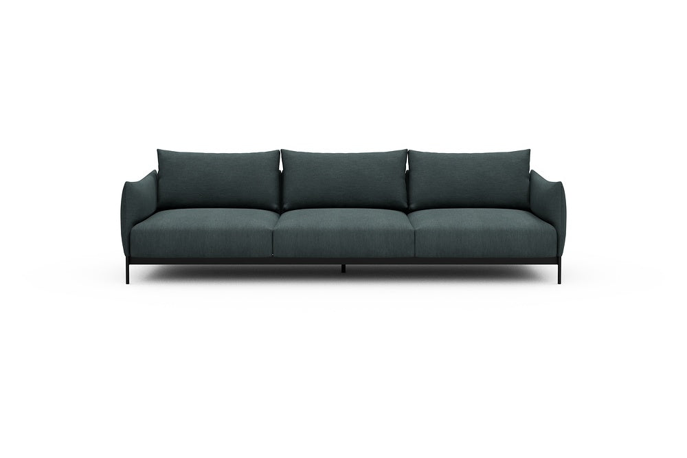 Kayto Modular Sofa - C3 - 295 x 100 cm - 3 Seater - 573 Vivus Dusty Blue