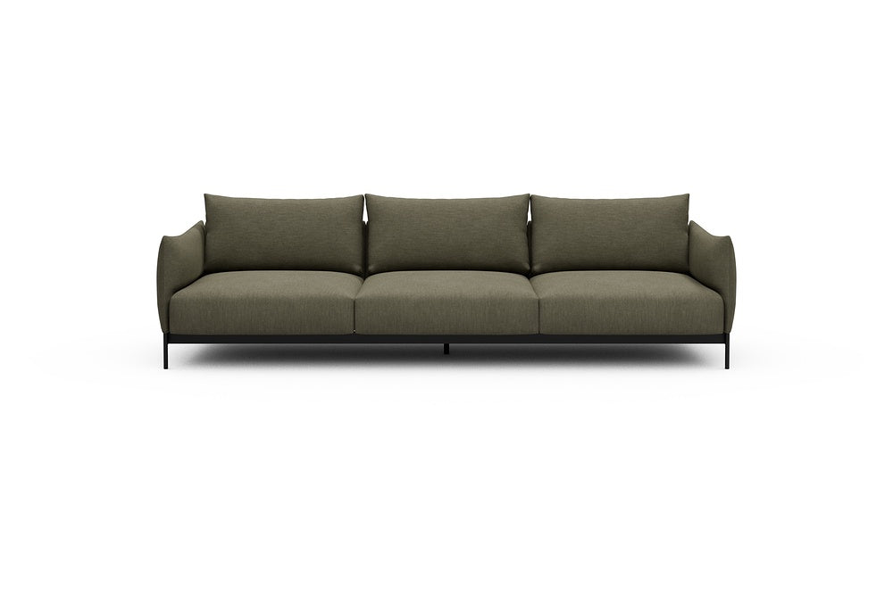 Kayto Modular Sofa - C3 - 295 x 100 cm - 3 Seater - 575 Vivus Dusty Olive