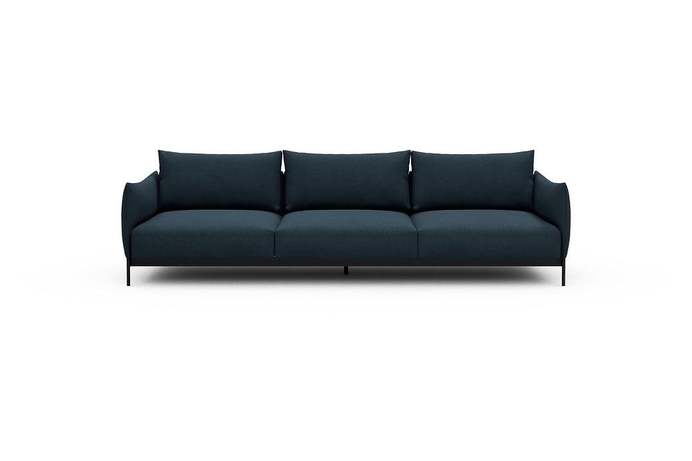 Kayto Modular Sofa - C3 - 295 x 100 cm - 3 Seater - 580 Argus Navy Blue