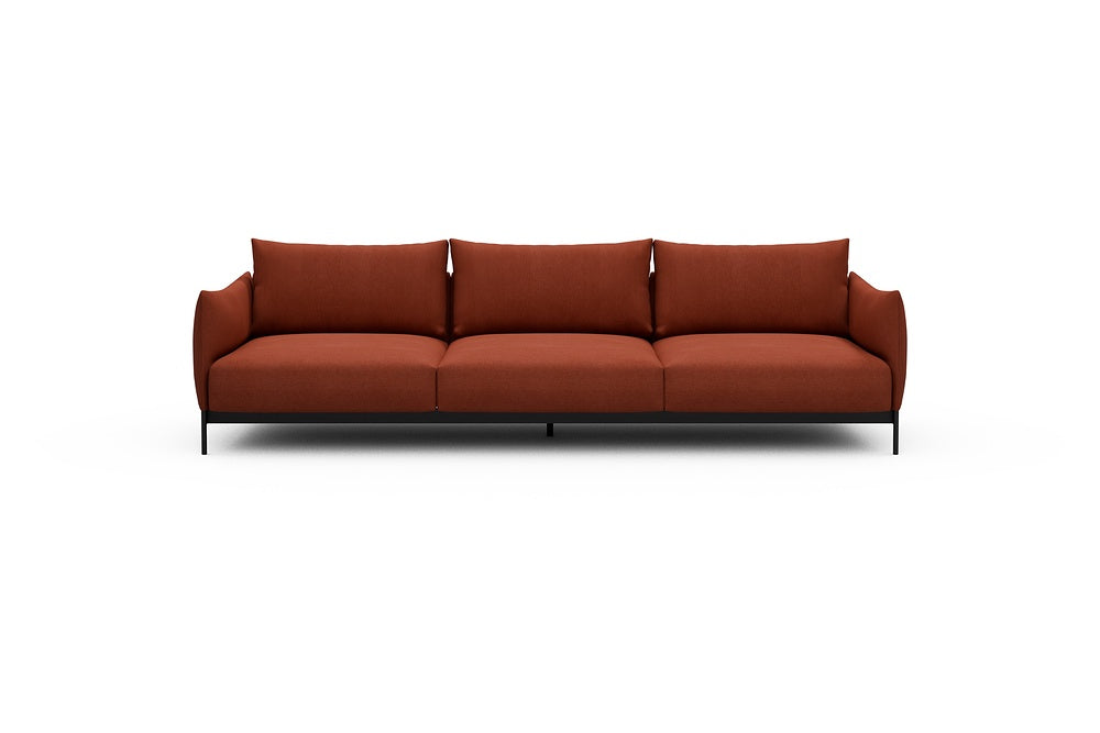 Kayto Modular Sofa - C3 - 295 x 100 cm - 3 Seater - 581 Argus Rust