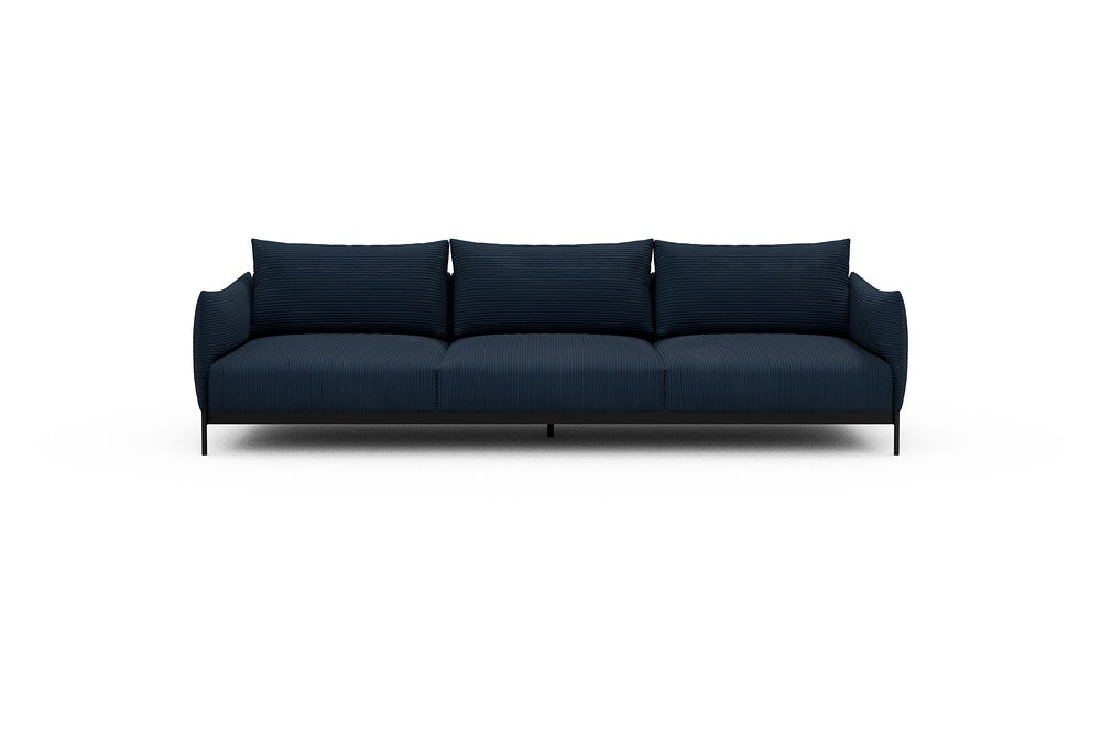 Kayto Modular Sofa - C3 - 295 x 100 cm - 3 Seater - 591 Corduroy Midnight-Blue