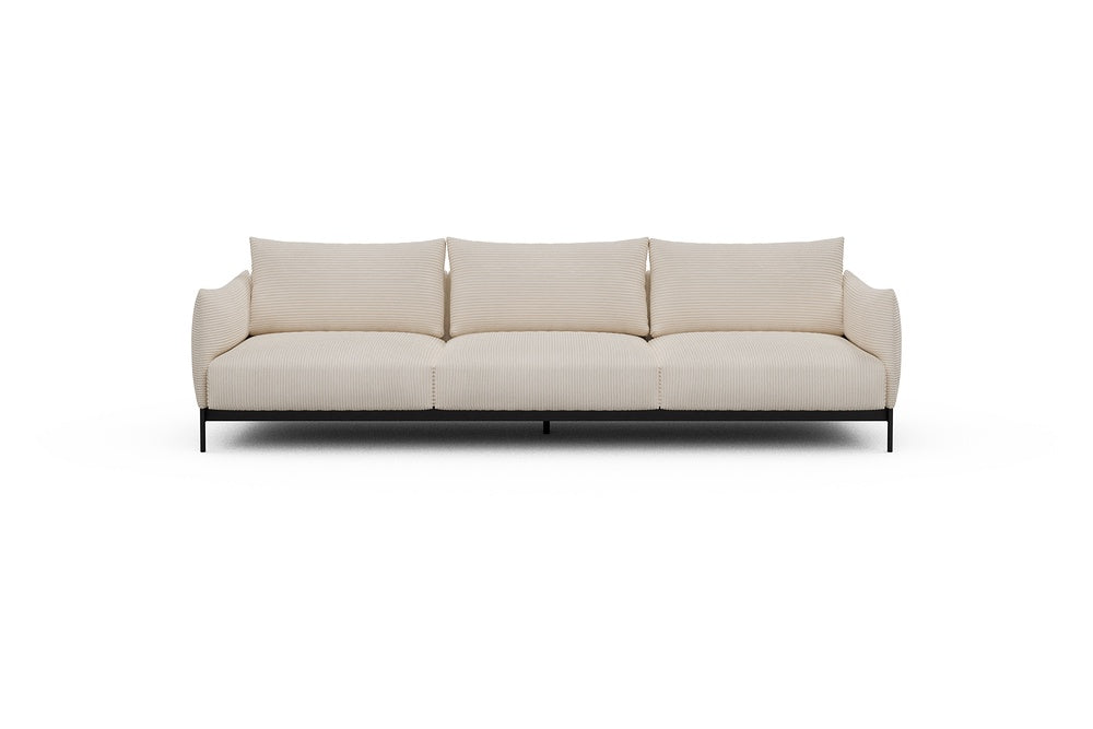 Kayto Modular Sofa - C3 - 295 x 100 cm - 3 Seater - 594 Corduroy Ivory