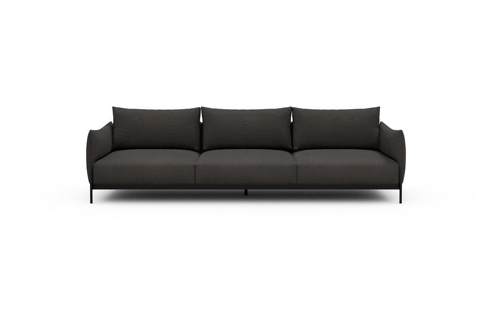 Kayto Modular Sofa - C3 - 295 x 100 cm - 3 Seater - 597 Corduroy Charcoal