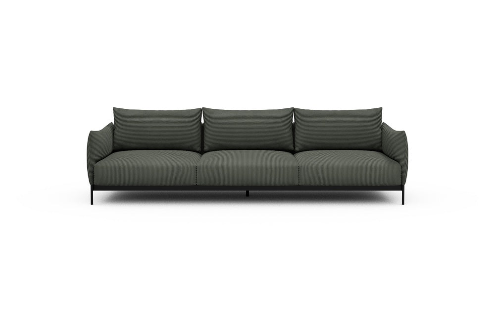 Kayto Modular Sofa - C3 - 295 x 100 cm - 3 Seater - 598 Corduroy Sage