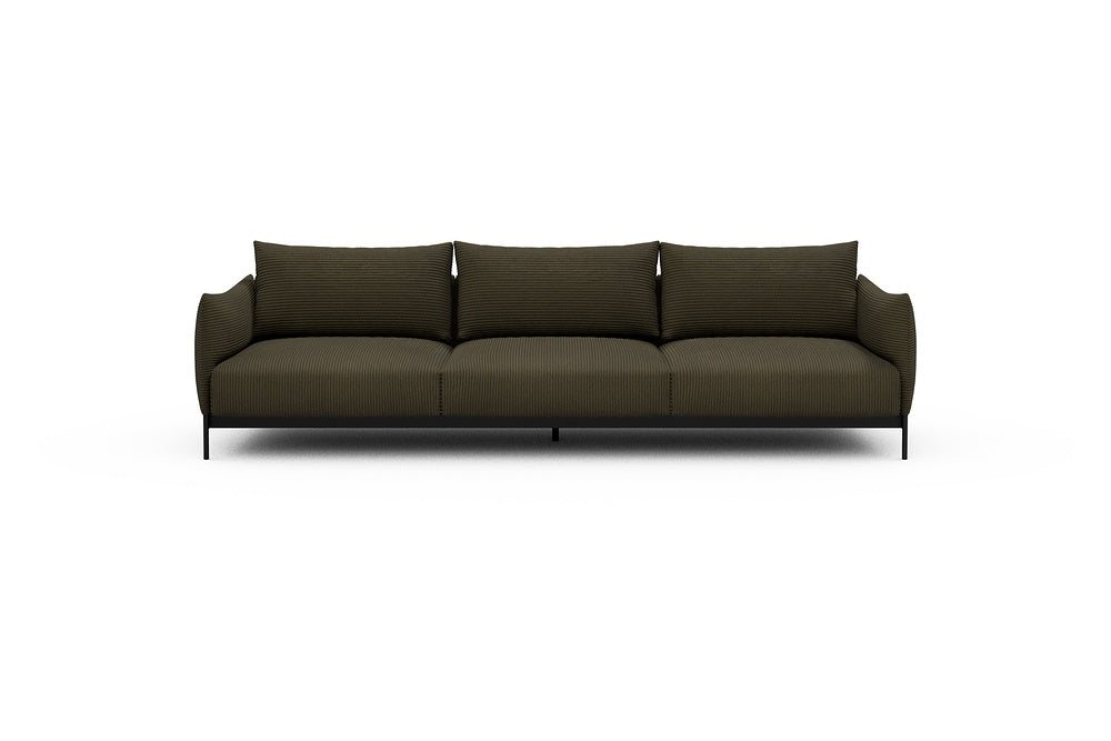 Kayto Modular Sofa - C3 - 295 x 100 cm - 3 Seater - 599 Corduroy Olive