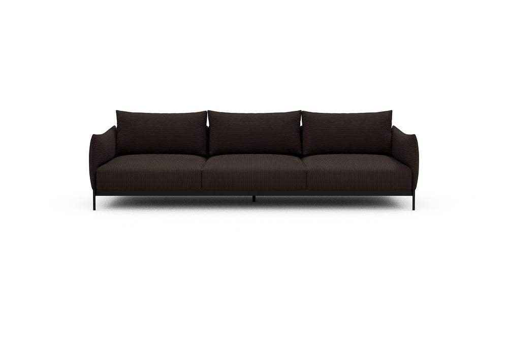 Kayto Modular Sofa - C3 - 295 x 100 cm - 3 Seater - 600 Corduroy Cocoa