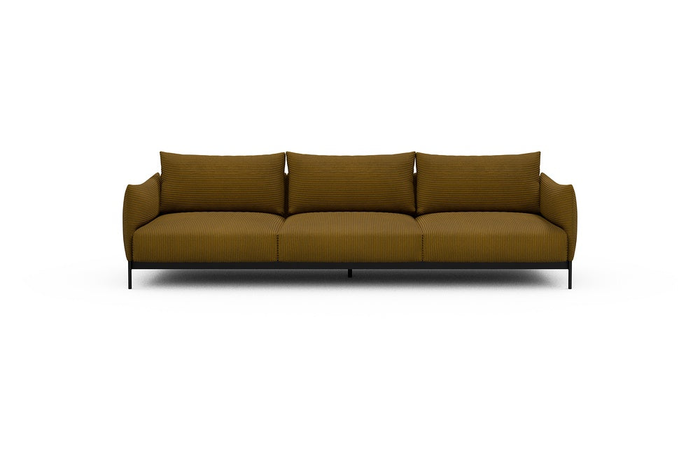 Kayto Modular Sofa - C3 - 295 x 100 cm - 3 Seater - 601 Corduroy Ochre