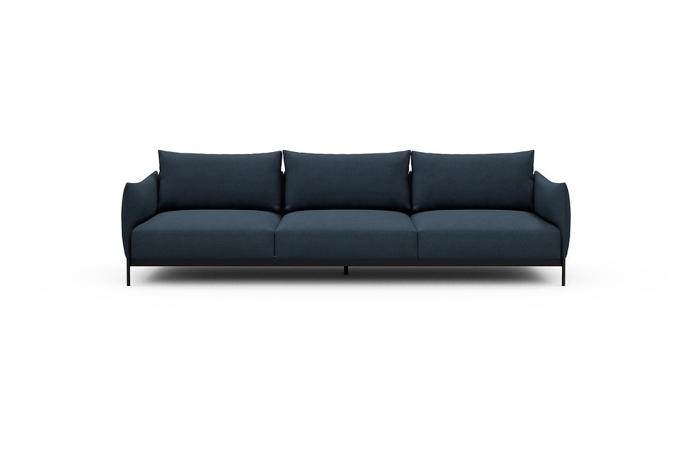 Kayto Modular Sofa - C3 - 295 x 100 cm - 3 Seater - 768 Cura Oxford Blue