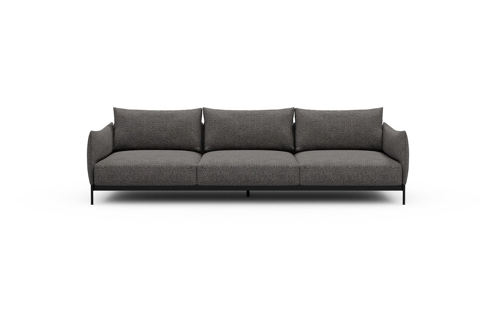 Kayto Modular Sofa - C3 - 295 x 100 cm - 3 Seater - 772 Carreno Salt & Pepper