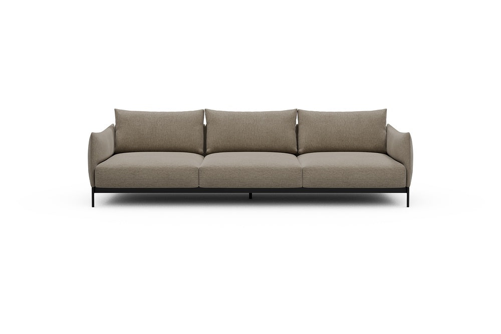 Kayto Modular Sofa - C3 - 295 x 100 cm - 3 Seater - 810 Smooth Smooth Beige