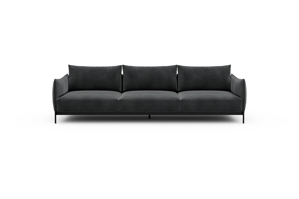 Kayto Modular Sofa - C3 - 295 x 100 cm - 3 Seater - 811 Smooth Deep Warm Grey