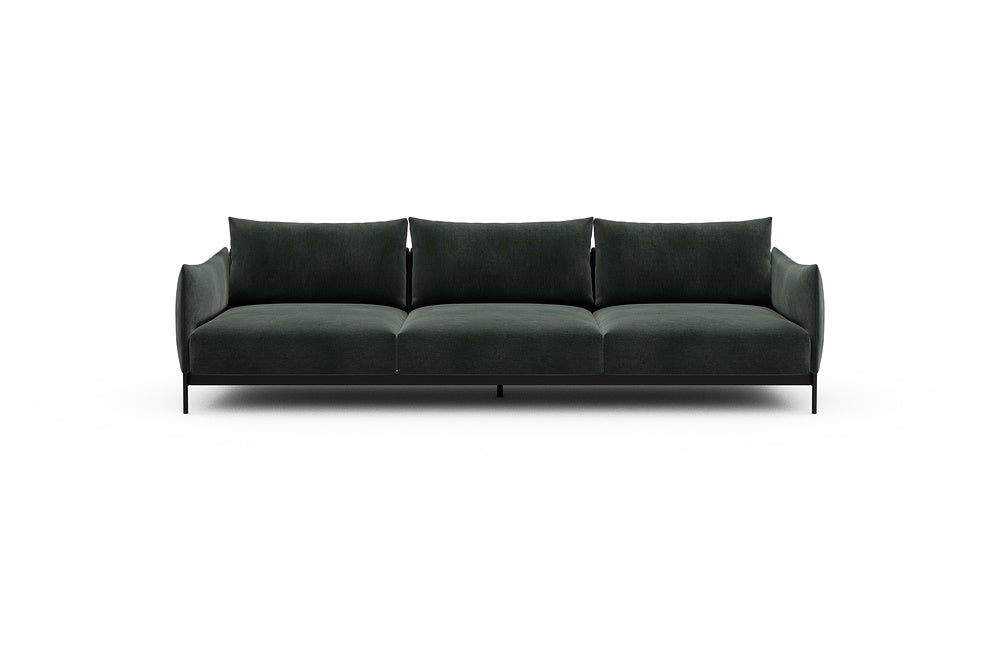 Kayto Modular Sofa - C3 - 295 x 100 cm - 3 Seater - 814 Smooth Laural Green