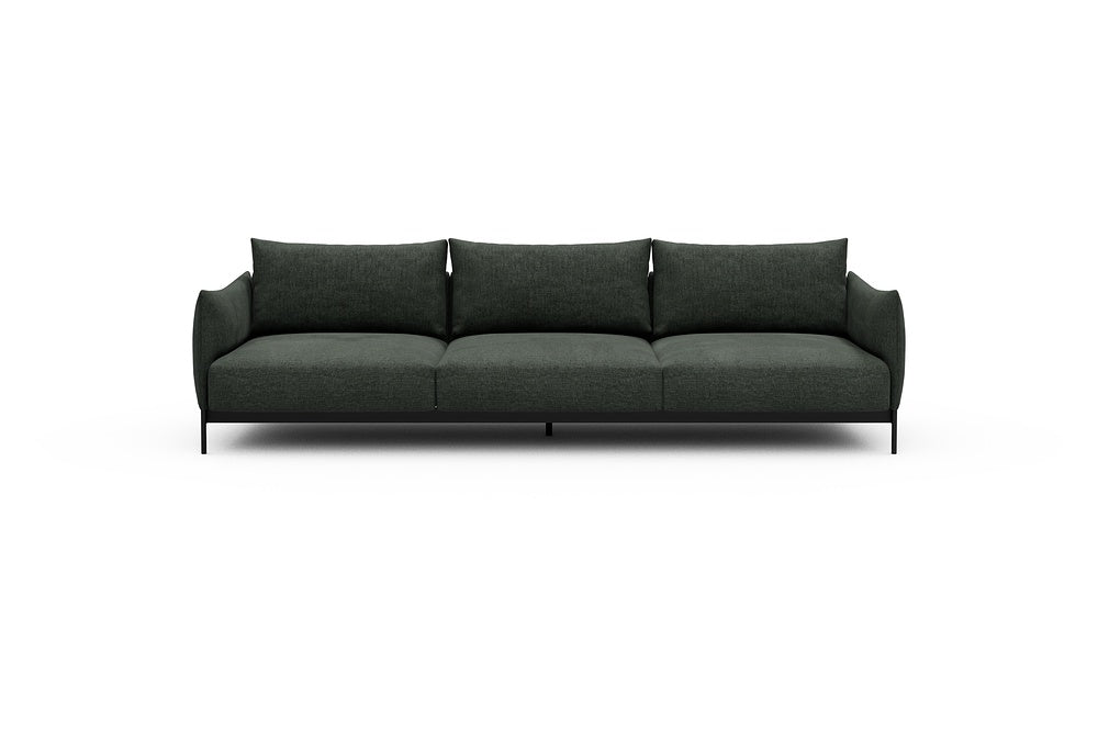 Kayto Modular Sofa - C3 - 295 x 100 cm - 3 Seater - 818 Aivi Pine Green