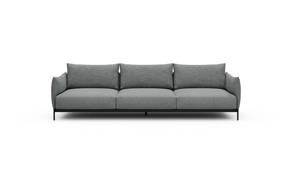 Kayto Modular Sofa - C3 - 295 x 100 cm - 3 Seater - 819 Aivi Gravel Grey