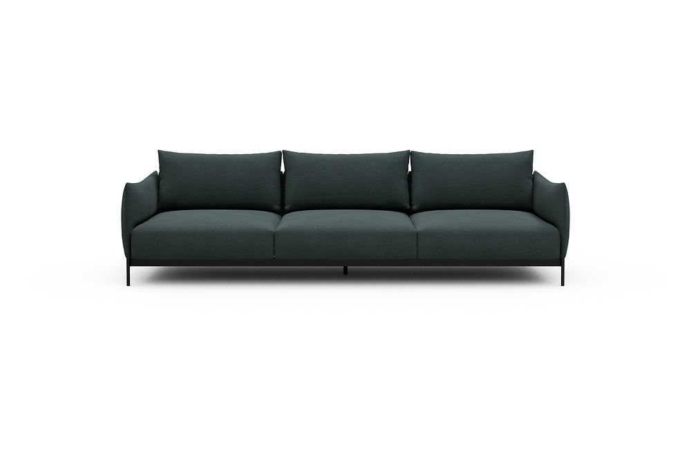 Kayto Modular Sofa - C3 - 295 x 100 cm - 3 Seater - 851 Mahoga Dark Blue