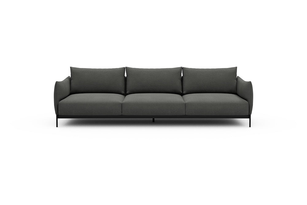 Kayto Modular Sofa - C3 - 295 x 100 cm - 3 Seater - 852 Mahoga Seal Grey