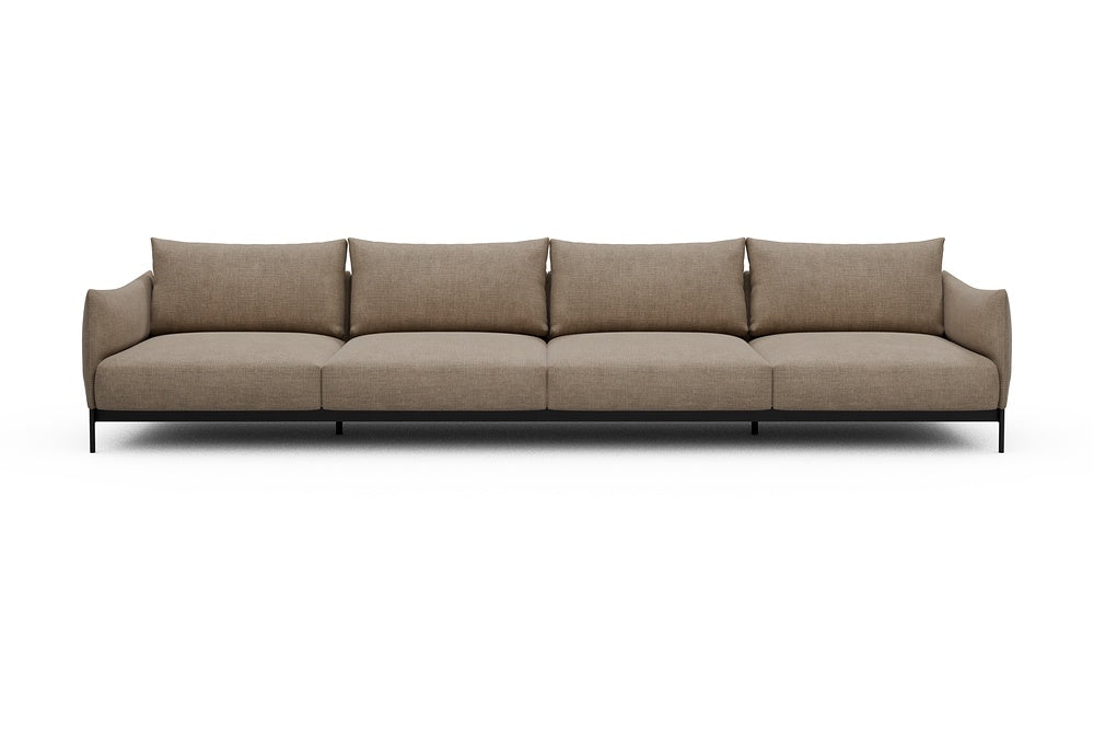 Kayto Modular Sofa - C4 - 385 x 100 cm - 4 Seater - 417 Esina Mocha