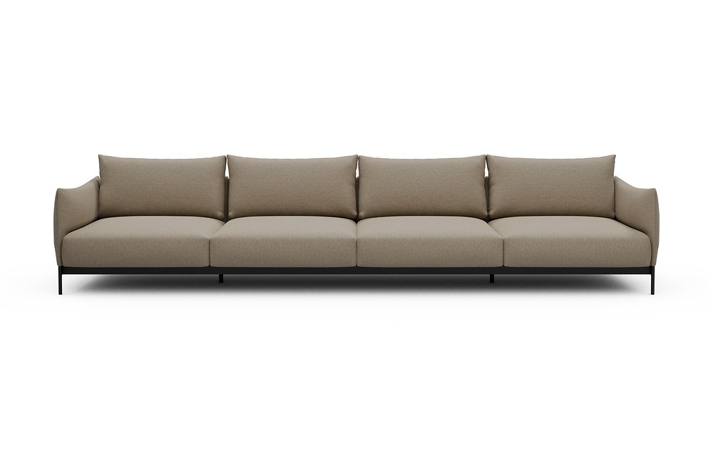 Kayto Modular Sofa - C4 - 385 x 100 cm - 4 Seater - 445 Satya Natural Biege