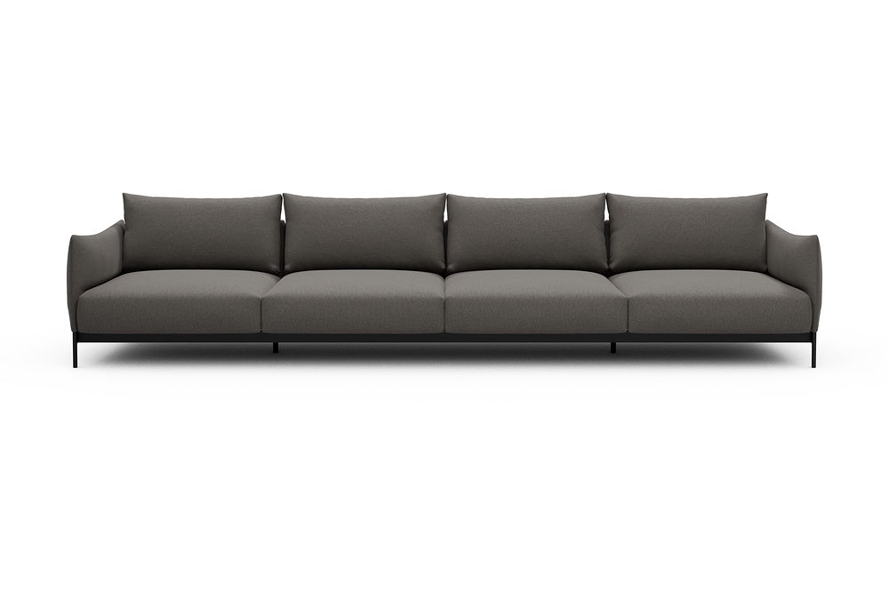 Kayto Modular Sofa - C4 - 385 x 100 cm - 4 Seater - 446 Satya Taupe Brown