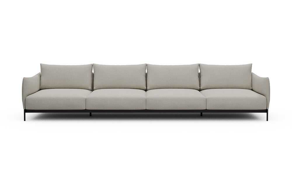 Kayto Modular Sofa - C4 - 385 x 100 cm - 4 Seater - 487 Denari Clean Beige