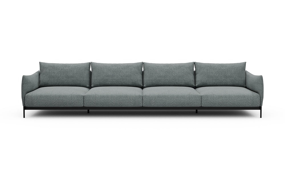Kayto Modular Sofa - C4 - 385 x 100 cm - 4 Seater - 499 Casone Light mixed Green