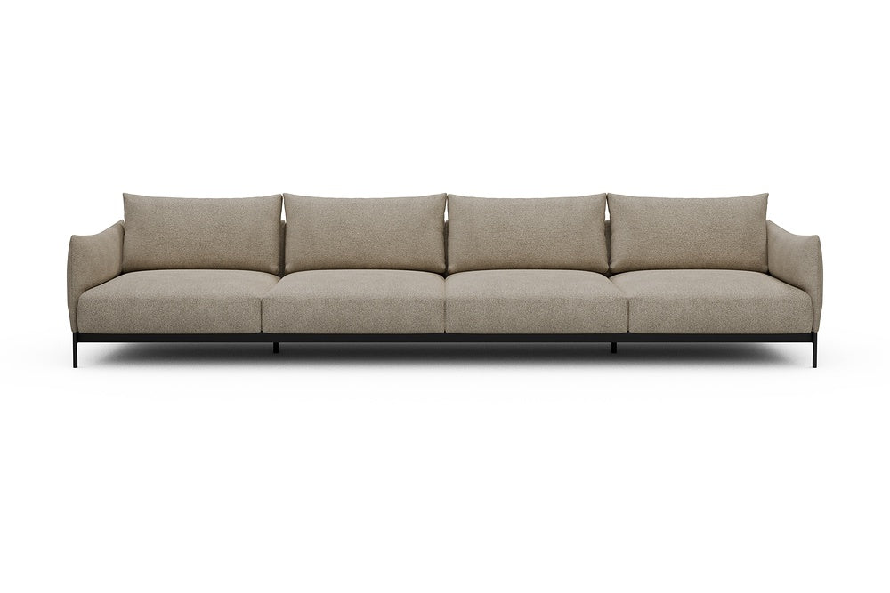 Kayto Modular Sofa - C4 - 385 x 100 cm - 4 Seater - 539 Bouclé Beige
