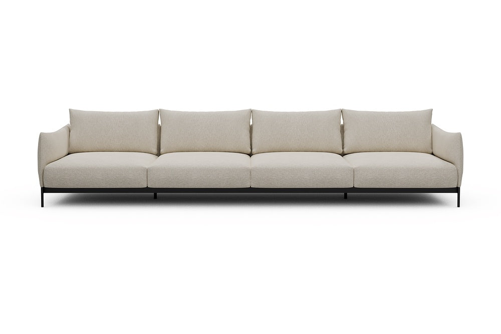 Kayto Modular Sofa - C4 - 385 x 100 cm - 4 Seater - 584 Argus Natural