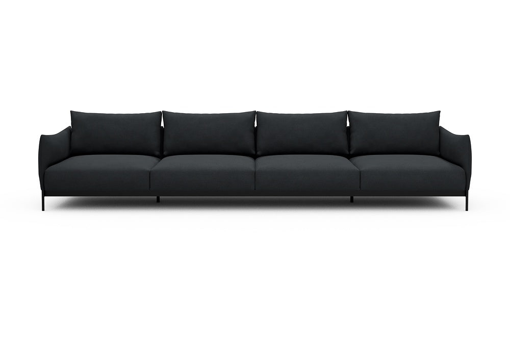 Kayto Modular Sofa - C4 - 385 x 100 cm - 4 Seater - 766 Cura Anthracite