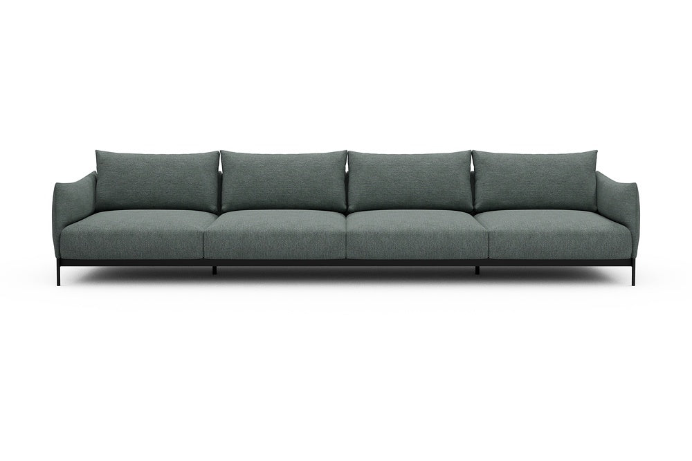 Kayto Modular Sofa - C4 - 385 x 100 cm - 4 Seater - 770 Carreno Cielo Blue