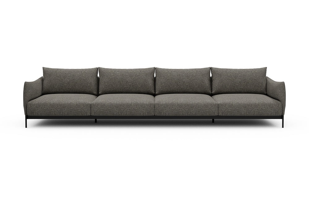 Kayto Modular Sofa - C4 - 385 x 100 cm - 4 Seater - 771 Carreno Sepia Brown