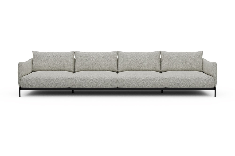 Kayto Modular Sofa - C4 - 385 x 100 cm - 4 Seater - 867 Vanora Warm Sand