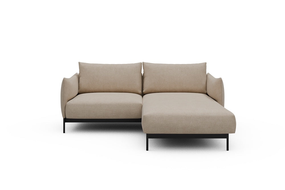 Kayto Modular Sofa - D1 - 205 x 185 cm - 1 Seater + Chaise - 410 Esina Almond Beige