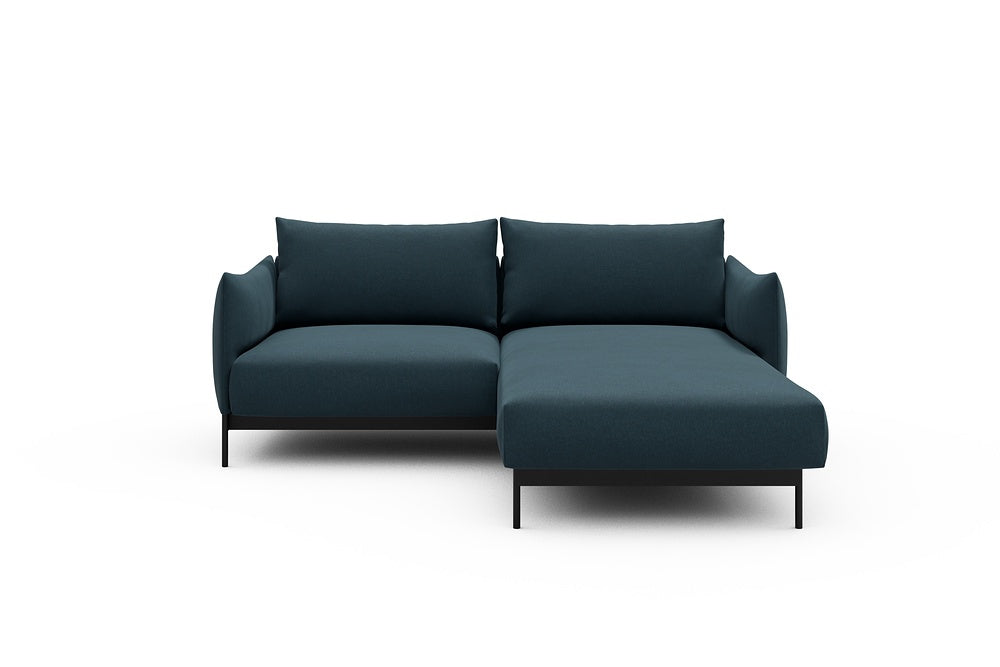 Kayto Modular Sofa - D1 - 205 x 185 cm - 1 Seater + Chaise - 443 Satya Deep Blue