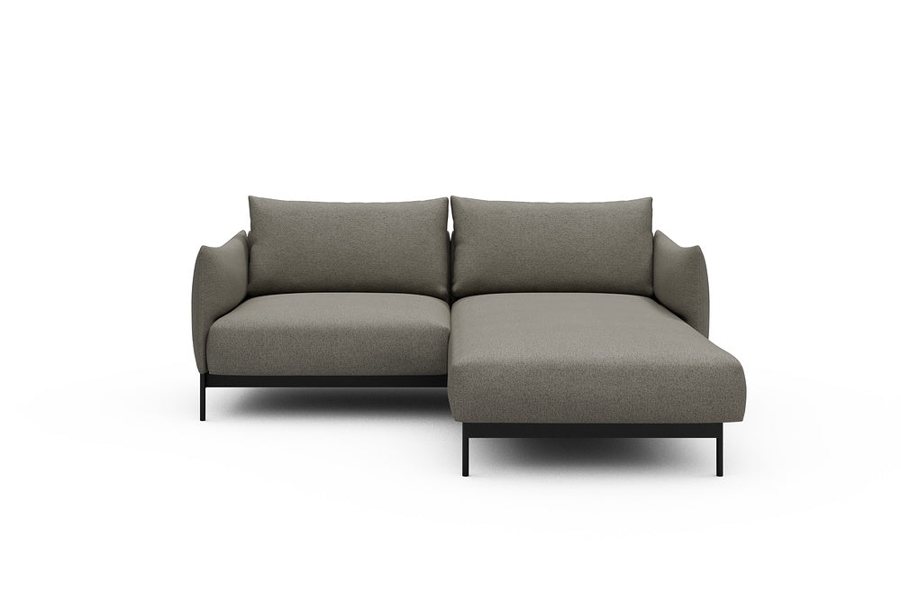 Kayto Modular Sofa - D1 - 205 x 185 cm - 1 Seater + Chaise - 486 Denari Warm Grey