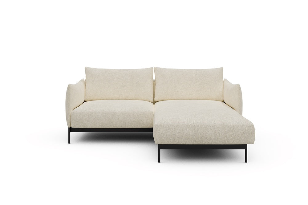 Kayto Modular Sofa - D1 - 205 x 185 cm - 1 Seater + Chaise - 531 Bouclé Off White