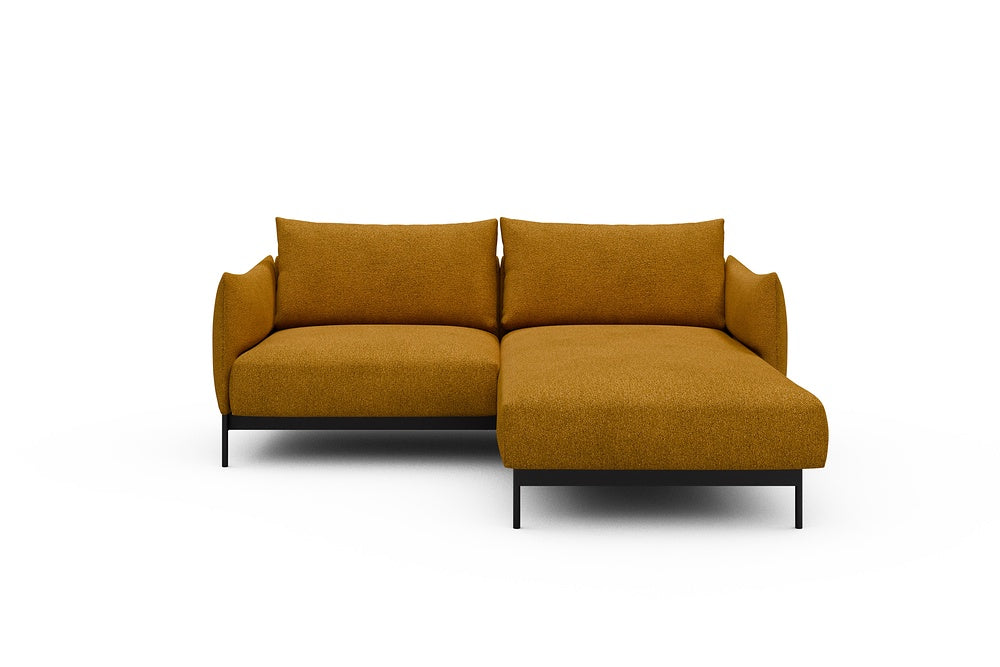 Kayto Modular Sofa - D1 - 205 x 185 cm - 1 Seater + Chaise - 536 Bouclé Ochre