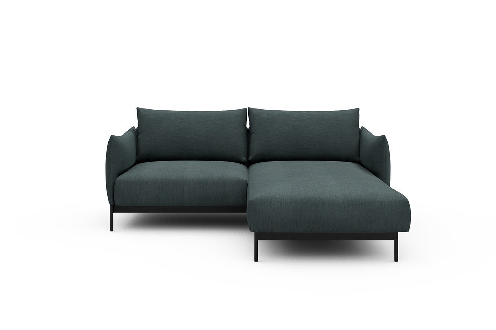 Kayto Modular Sofa - D1 - 205 x 185 cm - 1 Seater + Chaise - 573 Vivus Dusty Blue