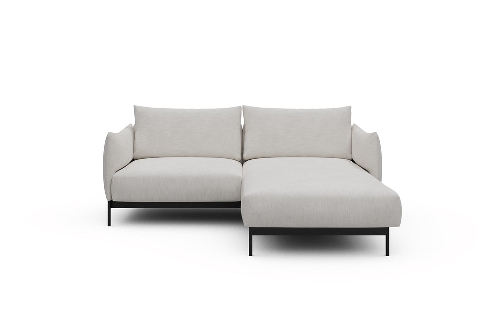 Kayto Modular Sofa - D1 - 205 x 185 cm - 1 Seater + Chaise - 574 Vivus Dusty Off White