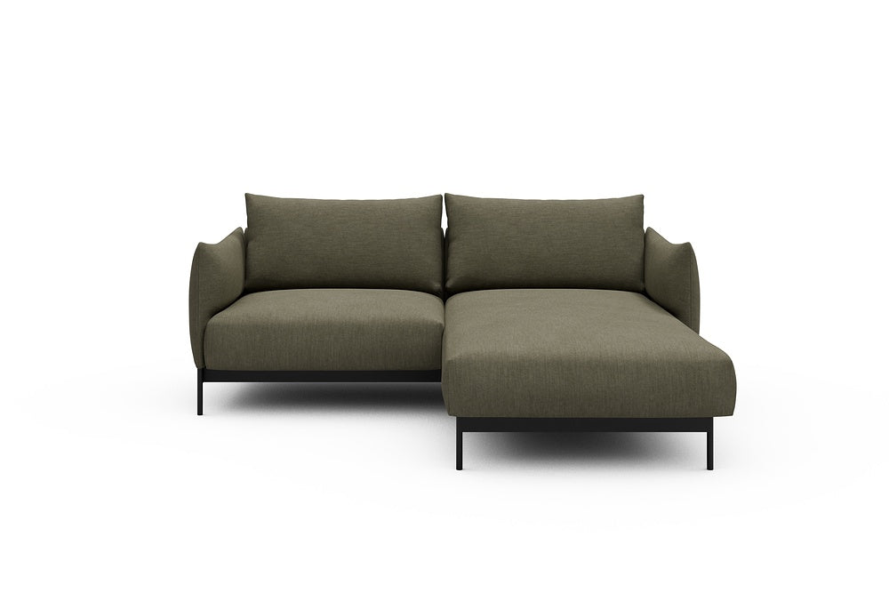 Kayto Modular Sofa - D1 - 205 x 185 cm - 1 Seater + Chaise - 575 Vivus Dusty Olive