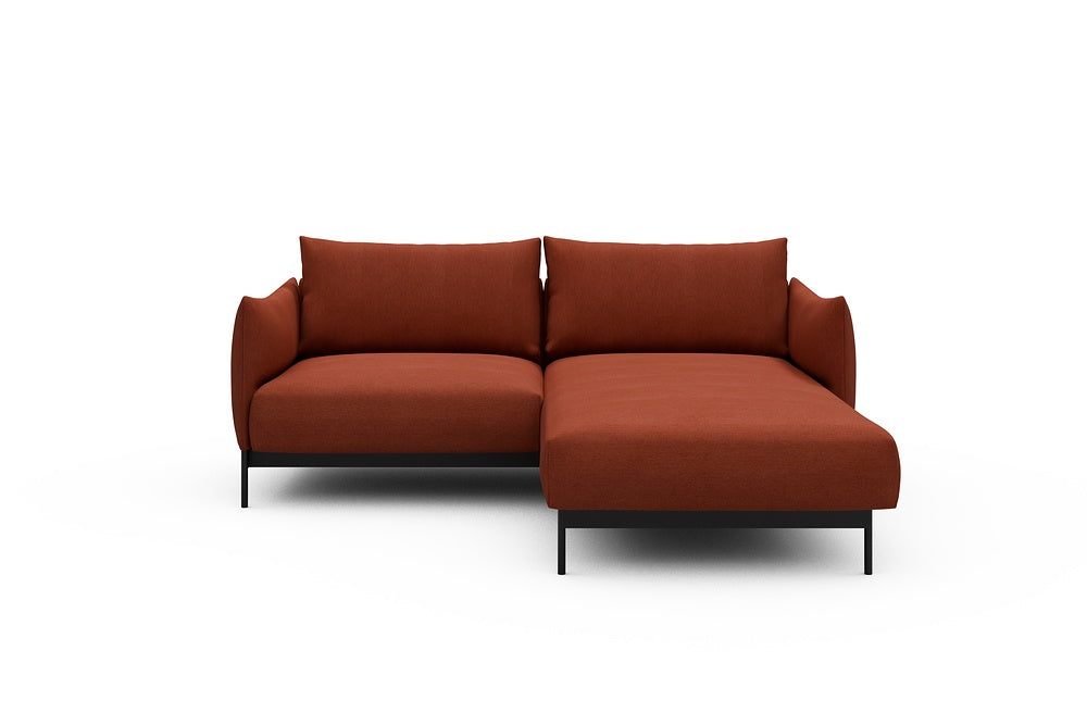 Kayto Modular Sofa - D1 - 205 x 185 cm - 1 Seater + Chaise - 581 Argus Rust