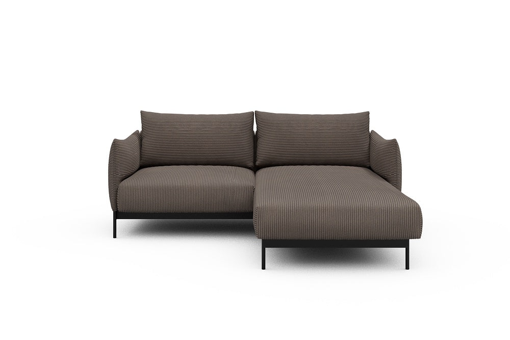 Kayto Modular Sofa - D1 - 205 x 185 cm - 1 Seater + Chaise - 596 Corduroy Mocha