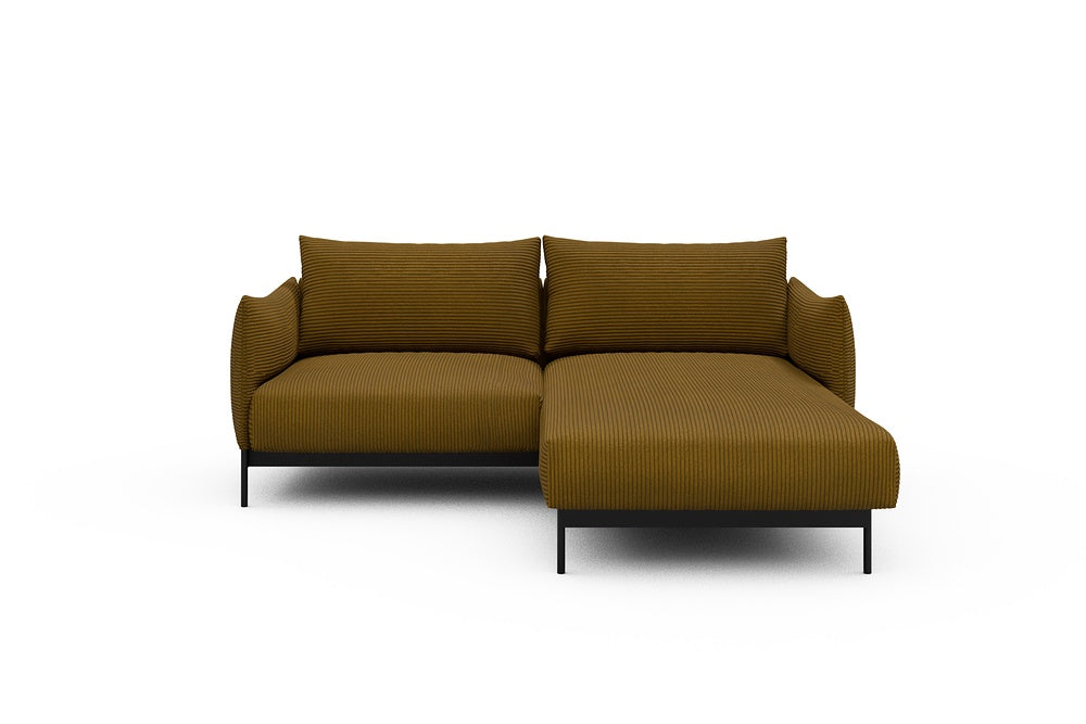 Kayto Modular Sofa - D1 - 205 x 185 cm - 1 Seater + Chaise - 601 Corduroy Ochre