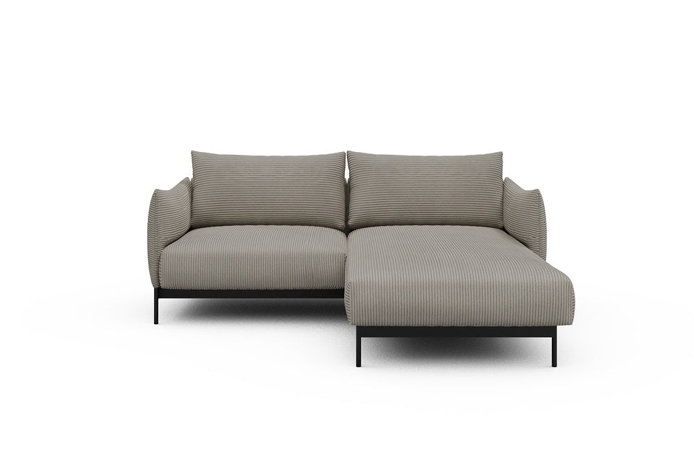 Kayto Modular Sofa - D1 - 205 x 185 cm - 1 Seater + Chaise - 603 Corduroy Beige