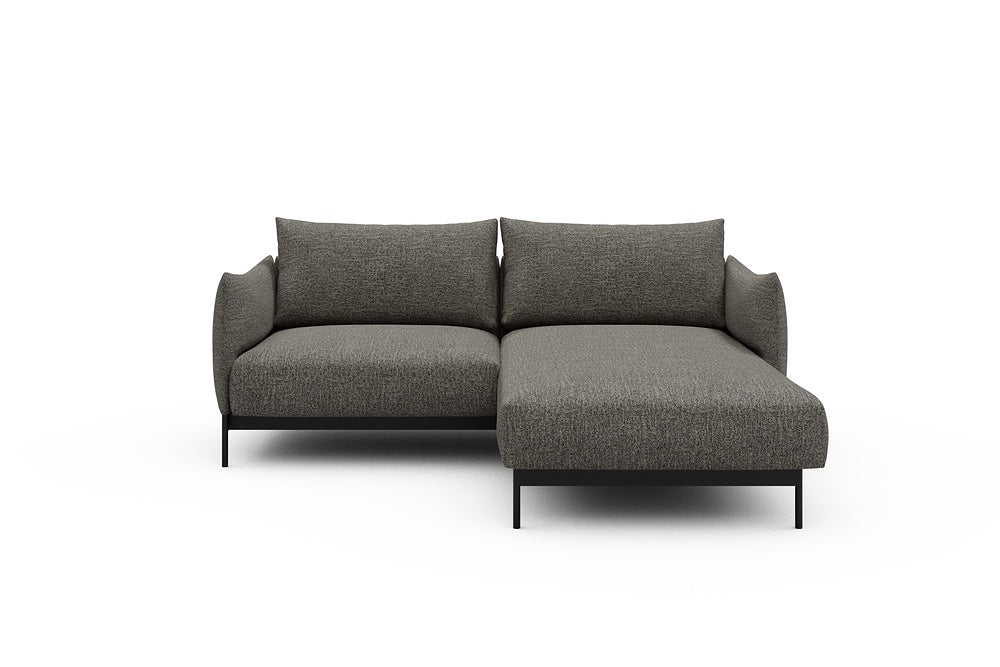 Kayto Modular Sofa - D1 - 205 x 185 cm - 1 Seater + Chaise - 771 Carreno Sepia Brown