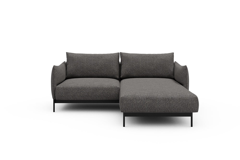 Kayto Modular Sofa - D1 - 205 x 185 cm - 1 Seater + Chaise - 772 Carreno Salt & Pepper