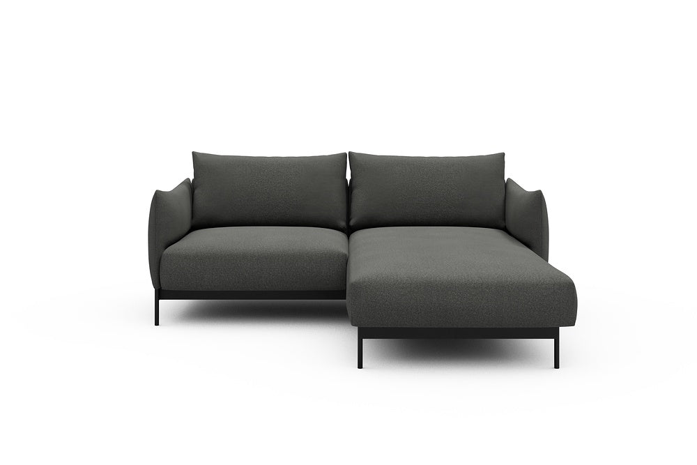 Kayto Modular Sofa - D1 - 205 x 185 cm - 1 Seater + Chaise - 852 Mahoga Seal Grey