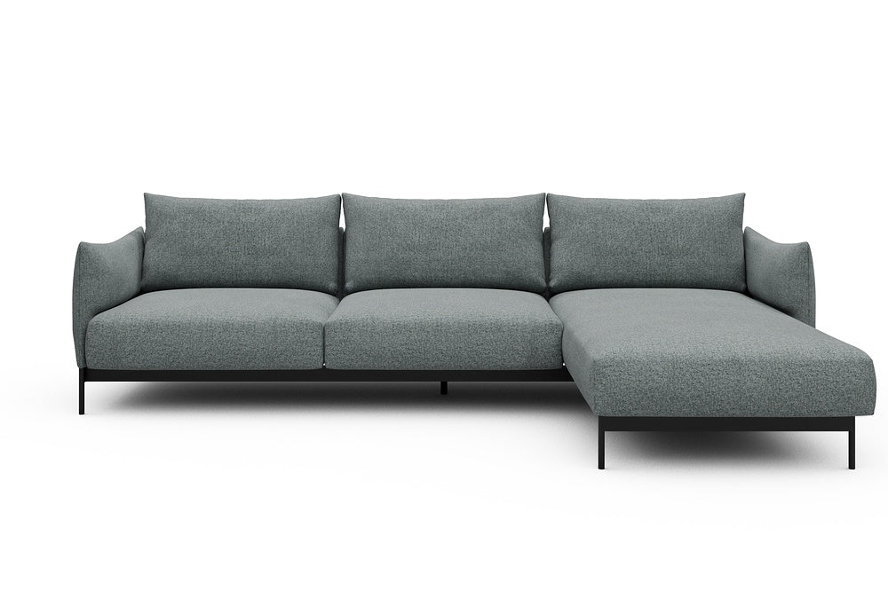 Kayto Modular Sofa - D2 - 295 x 100 cm - 2 Seater + Chaise - 499 Casone Light mixed Green